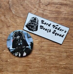 Darth Vader Button and Magnet Set